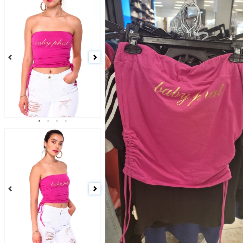 Baby Phat pink tube top